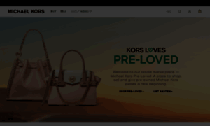 Preloved.michaelkors.com thumbnail