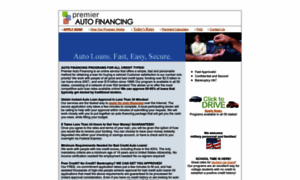 Premierautofinancing.com thumbnail