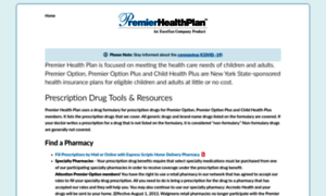 Premierhealthplan.com thumbnail