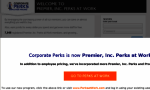 Premierinc.corporateperks.com thumbnail