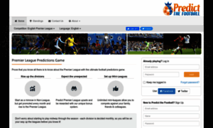 Premierleague.predictthefootball.com thumbnail
