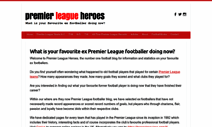 Premierleagueheroes.com thumbnail