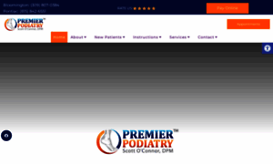 Premierpodiatry.net thumbnail