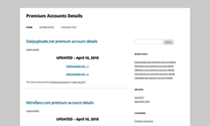 Premiumaccountdetails.wordpress.com thumbnail