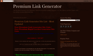 Premiumlinkgeneratornew.blogspot.com thumbnail