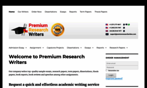 Premiumresearchwriters.com thumbnail