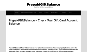 Prepaidgiftbalance.net thumbnail