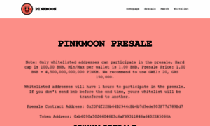 Presale.pinkmoon.finance thumbnail