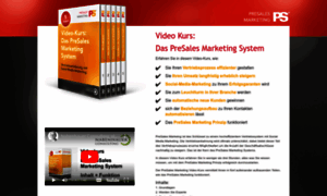 Presalesmarketing-videokurs.com thumbnail