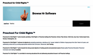 Preschoolforchildrights.com thumbnail