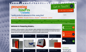 Presentingbinders.co.uk thumbnail