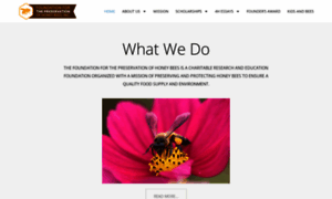 Preservationofhoneybees.org thumbnail