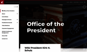 President.wsu.edu thumbnail