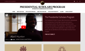 Presidentialscholars.fsu.edu thumbnail