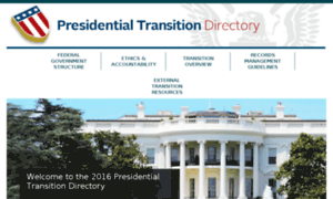 Presidentialtransition.usa.gov thumbnail