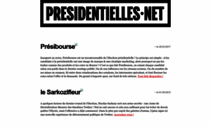 Presidentielles.net thumbnail