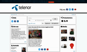 Press.telenor.se thumbnail