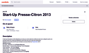 Presse-citron2013.eventbrite.fr thumbnail