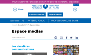 Presse.aphp.fr thumbnail