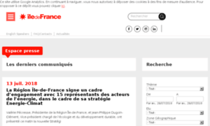 Presse.iledefrance.fr thumbnail