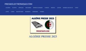 Pressealgerienne.com thumbnail