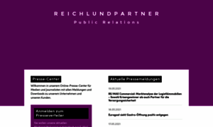 Pressecenter.reichlundpartner.com thumbnail