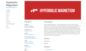 Presskit.hyperbolicmagnetism.com thumbnail
