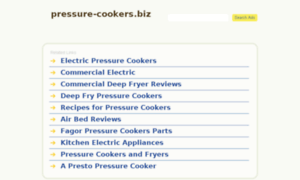 Pressure-cookers.biz thumbnail