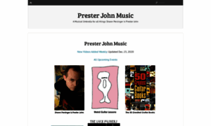 Presterjohnmusic.com thumbnail