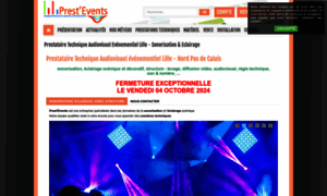 Prestevents.com thumbnail