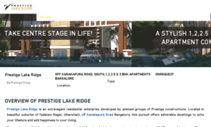 Prestige-lakeridge.co.in thumbnail