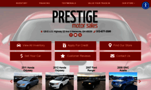 Prestige-motor-sales.com thumbnail