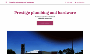 Prestige-plumbing-and-hardware.business.site thumbnail