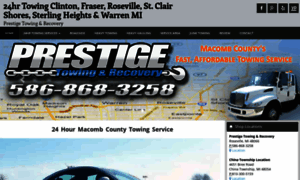 Prestige-towing-recovery.com thumbnail