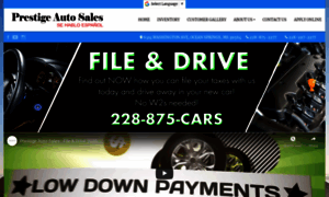 Prestigeautosales.info thumbnail