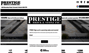 Prestigebrickandstone.com thumbnail