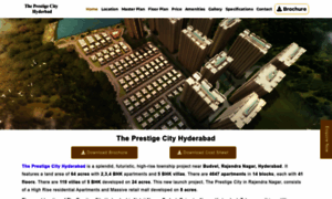 Prestigecityhyderabad.info thumbnail
