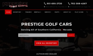Prestigegolfcars.com thumbnail
