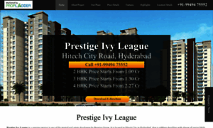 Prestigeivyleaguehyderabad.co.in thumbnail