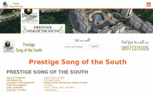 Prestigesongofthesouth.org.in thumbnail