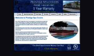 Prestigespacovers.com thumbnail