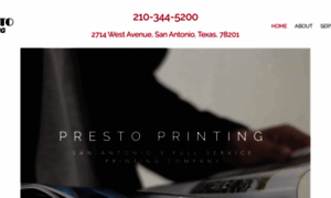 Presto-printing.com thumbnail