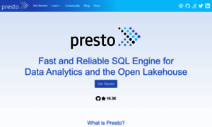 Prestodb.github.io thumbnail
