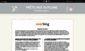 Pretemoitaplume.over-blog.com thumbnail