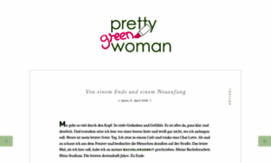 Prettygreenwoman.de thumbnail