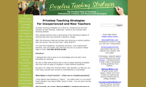 Priceless-teaching-strategies.com thumbnail
