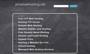 Pricelowhosting.net thumbnail