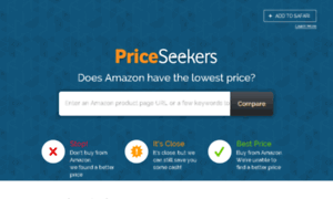 Priceseekers.net thumbnail