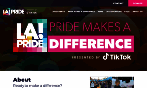 Pridemakesadifference.lapride.org thumbnail