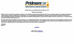 Pridmore.com thumbnail